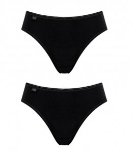 2x Majtki damskie 24/7 Cotton H Tai Sloggi czarne