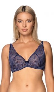 Biustonosz push-up Lorenza granat Nipplex