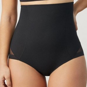 Majtki Figi Ysabel Mora High Waist Shaping Panty czarne 