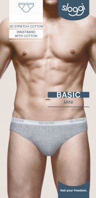 Majtki męskie Sloggi Men Basic Mini Szare