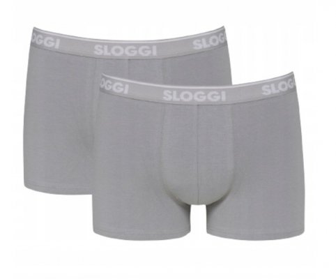 2x Majtki męskie Sloggi GO abc short  szare 