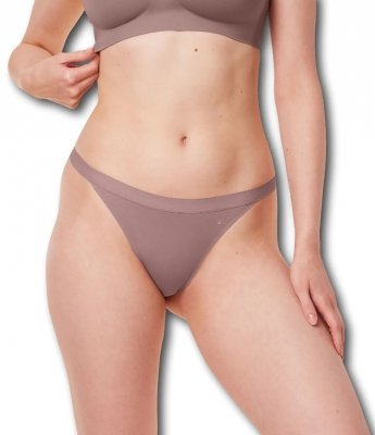 Majtki stringi Triumph Smart Natural Brazilian String  00ZE brązowe