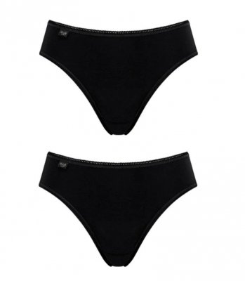 2x Majtki damskie 24/7 Cotton H Tai Sloggi czarne
