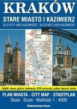 Plan miasta. Kraków, Stare Miasto i Kazimierz (wyd.12). Plan foliowany