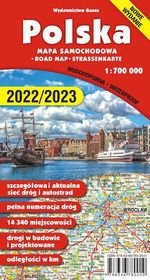 Polska. Mapa 1:700 000 wyd. foliowane (wyd. 5)