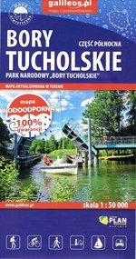 Bory Tucholskie-cz.północna Park Narodowy skala 1: 50 000 wodoodporna