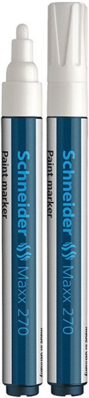 Marker olejowy schneider maxx 270 okrągły 1-3mm biały