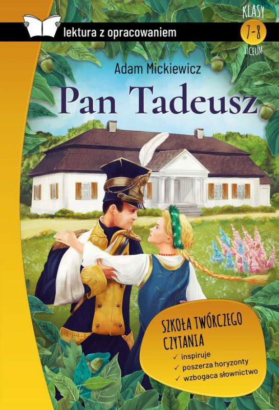 Pan Tadeusz lektura z opracowaniem