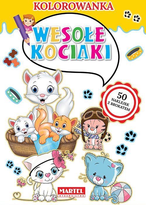 Wesołe kociaki kolorowanka