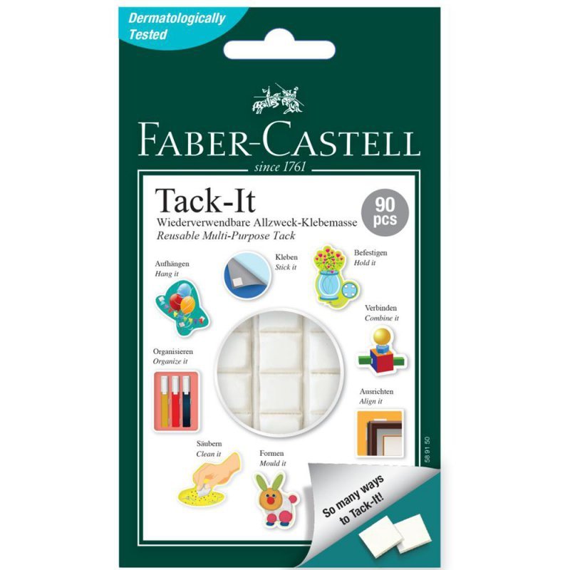 Masa mocująca Faber-Castell Tack-It 50 gm biała