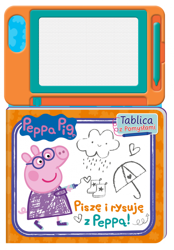 Tablica z pomysłami. Piszę i rysuję z Peppą! Świnka Peppa