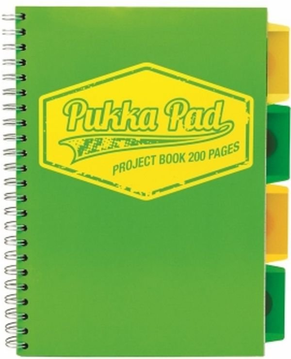 Kołozeszyt Pukka Pad B5 Project Book Neon zielony