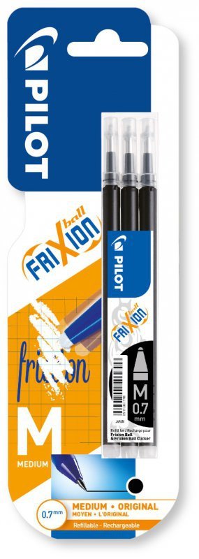 Wkład Frixion czarny 3 szt. Pilot