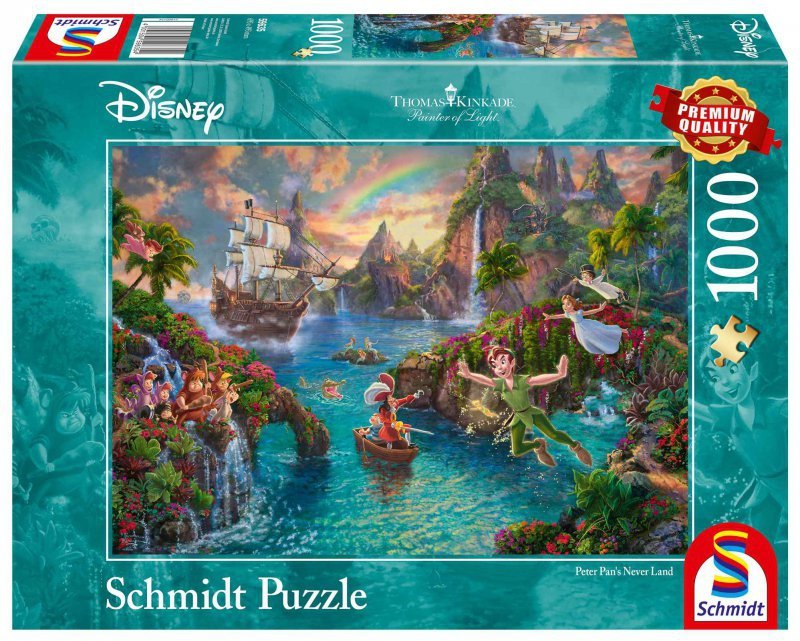 Puzzle 1000 PQ Piotruś Pan Disney T. Kinkade 108719