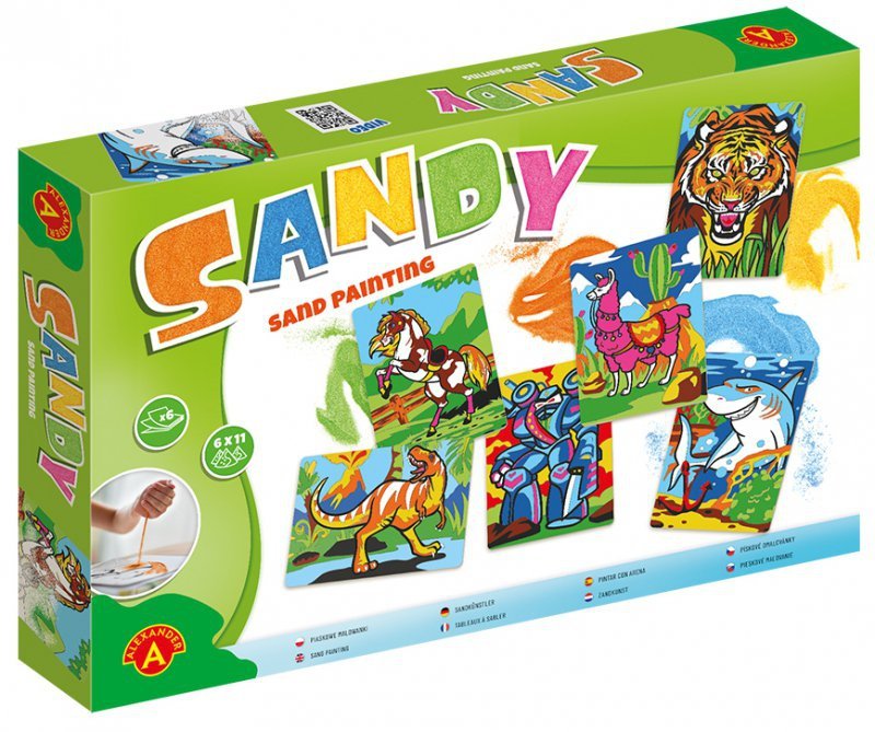 Piaskowe malowanki Sandy 6w1 ZESTAW 1
