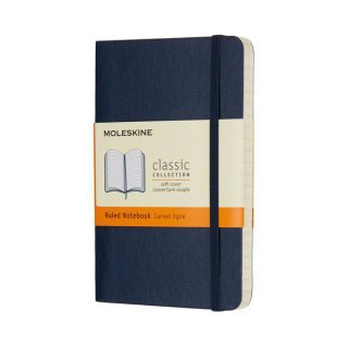 Notes MOLESKINE P (9x14cm) w linie niebieski