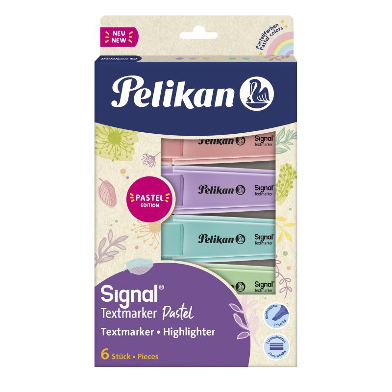 Zakreślacz signal pastel(6)mix