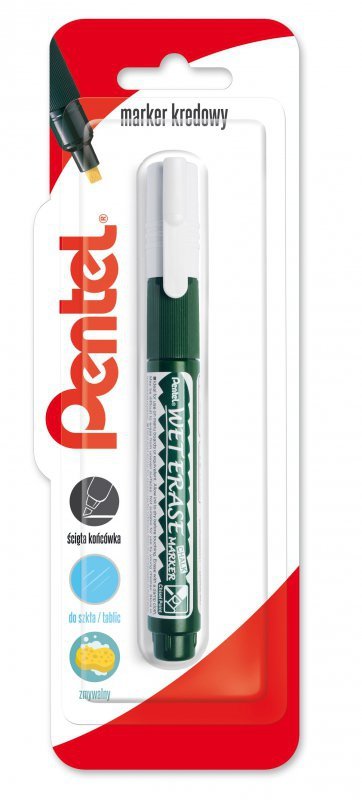 Marker kredowy SMW26, biały x 1  blister