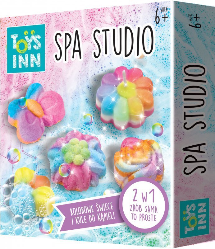 Spa studio flower świece i kule do kąpieli