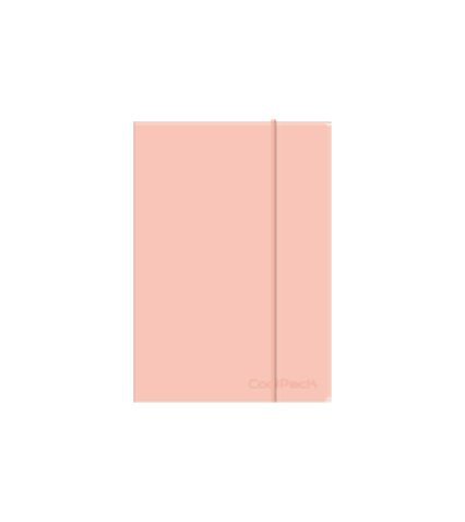 Brulion A5 z gumką Coolpack pastel powder peach