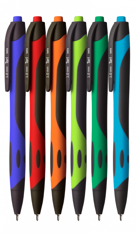 Długopis 1,0 mm mix paczka 36 sztuk