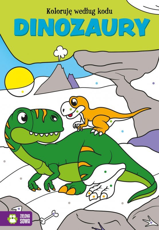 Dinozaury. Koloruję według kodu