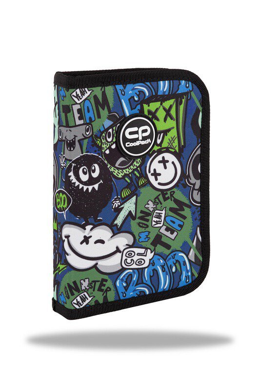 Piórnik 1-komorowy bez wyposażenia Coolpack Clipper Monster Team