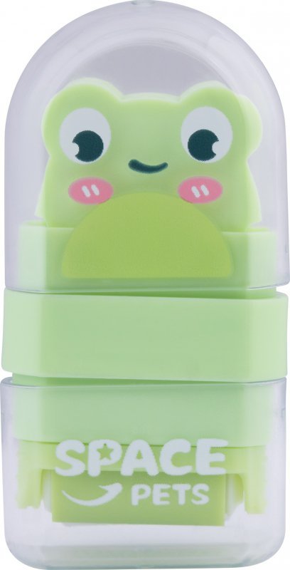 Gumka do ołówka z rolką oczyszczającą Space Pets