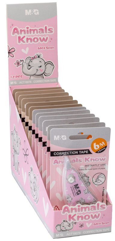 Korektor w taśmie Animal Planet MG display 10 szt.