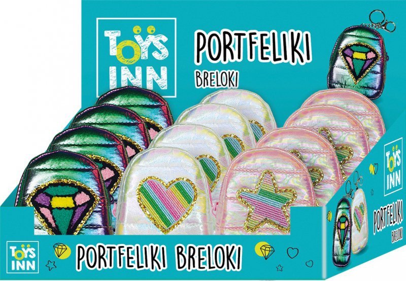 Portfelik Puffy display STN 8806 1 szt. mix