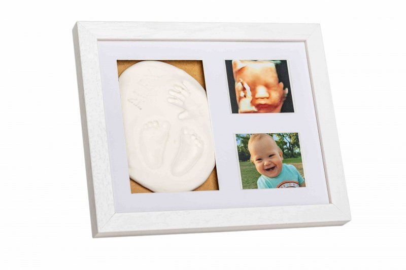 Ramka foto galeria z glinką Odcisk bobasa