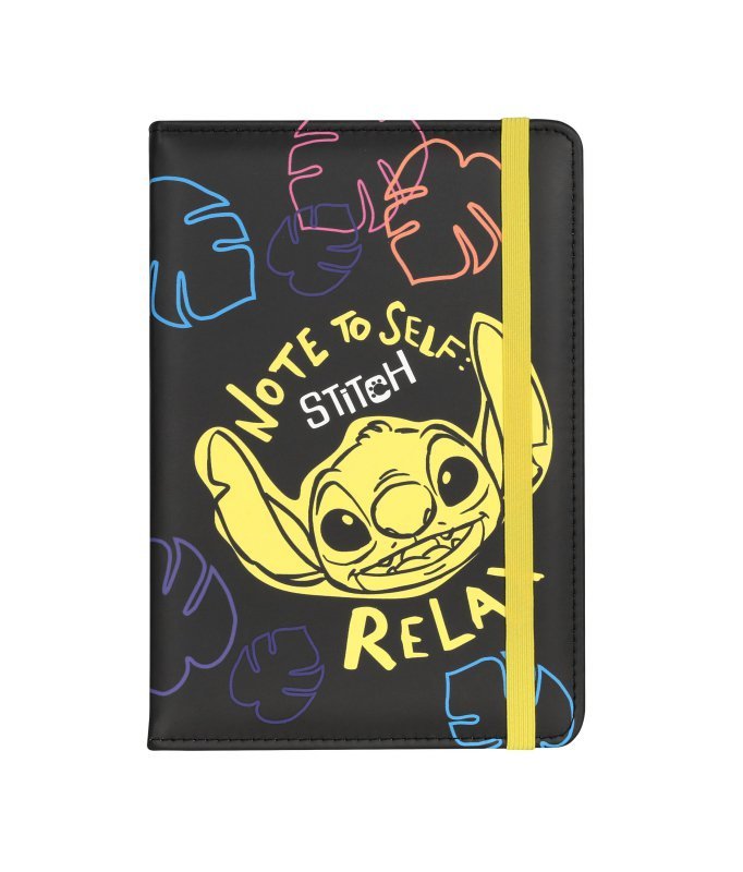 Notes A5 80k.linia z gumką Disney Black Stitch wzór 2