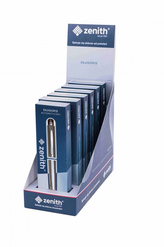 Długopis metalowy Zenith 60 Silver w etui 1szt.