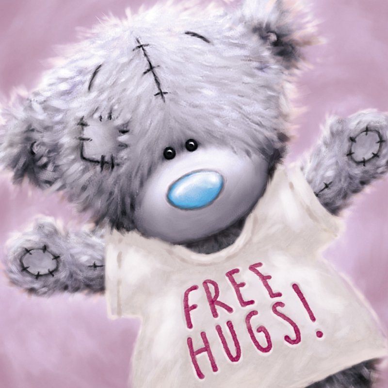 Kartka okolicznościowa Free Hugs 152x152