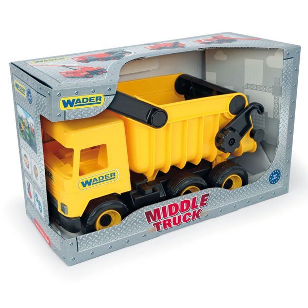 Wywrotka Middle Truck żółta w kartonie