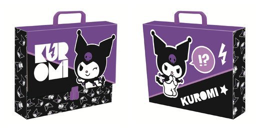 Teczka z rączką A4 XL Kuromi Black