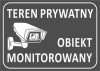 Tablica teren prywatny 29,7/21cm