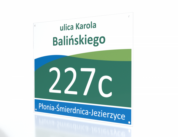 Tablica adresowa Szczecin 40,5/33cm