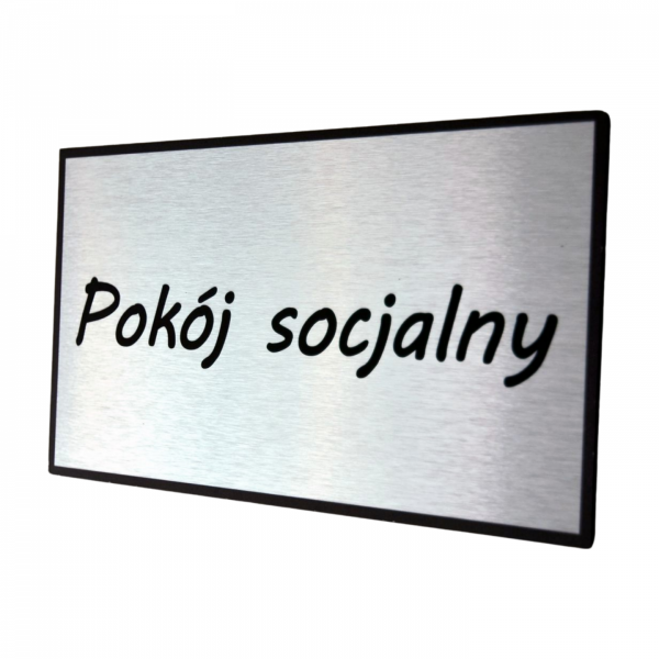 Tabliczka na drzwi pokój socjalny