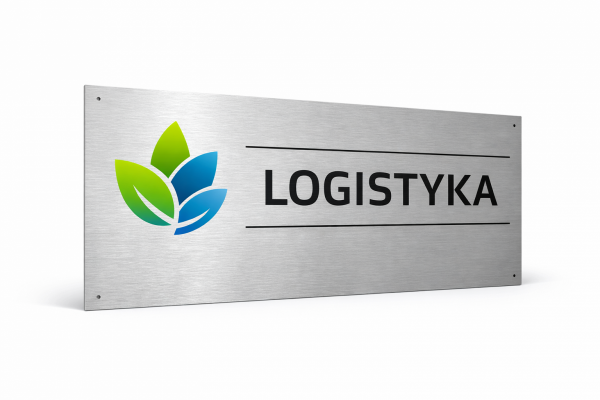 Tblica informacyjna aluminiowa z drapanego aluminium