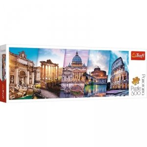 Puzzle 500 elementów Panorama - Podróż do Włoch
