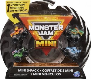 Zestaw pojazdów Monster Jam Mini Auta 5-pak