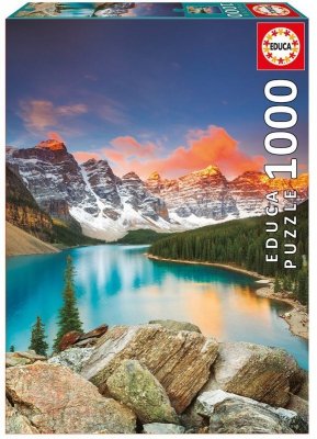 Puzzle 1000 elementów Jezioro Moraine Kanada