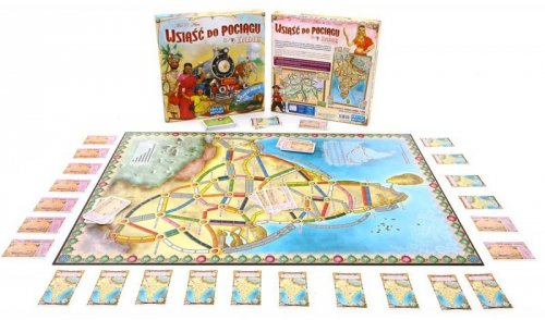 Gra Wsiąść do pociągu Kolekcja Map 2 - Indie i Szwajcaria