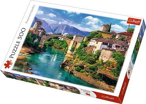 Puzzle 500 elementów - Stary Most w Mostarze, Bośnia i Hercegowina