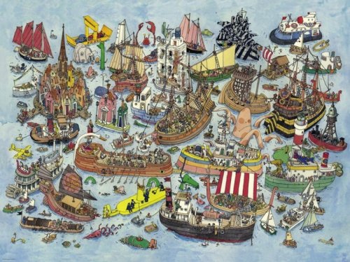 Puzzle 1500 elementów - Regaty