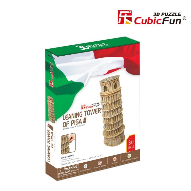 Puzzle 3D Krzywa Wieża w Pizie