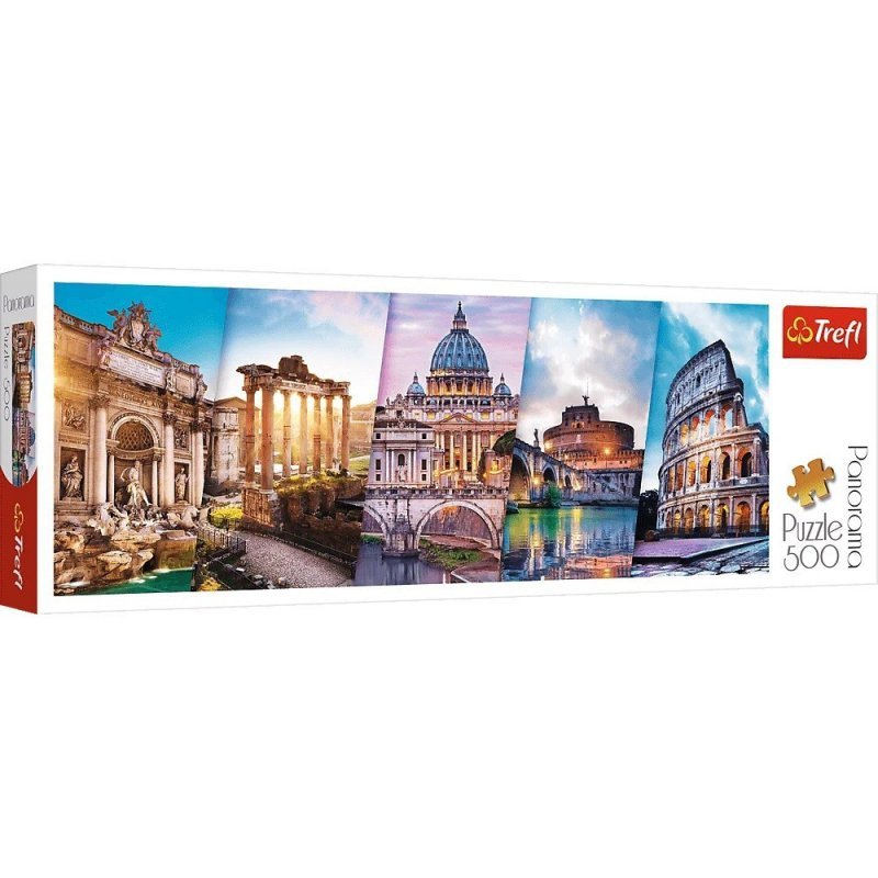 Puzzle 500 elementów Panorama - Podróż do Włoch