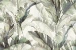 Opoczno Glazura Forli Leaves Green Inserto 58x89