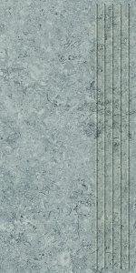 Tubądzin Zimba light grey STR stopnica 119,8x29,6
